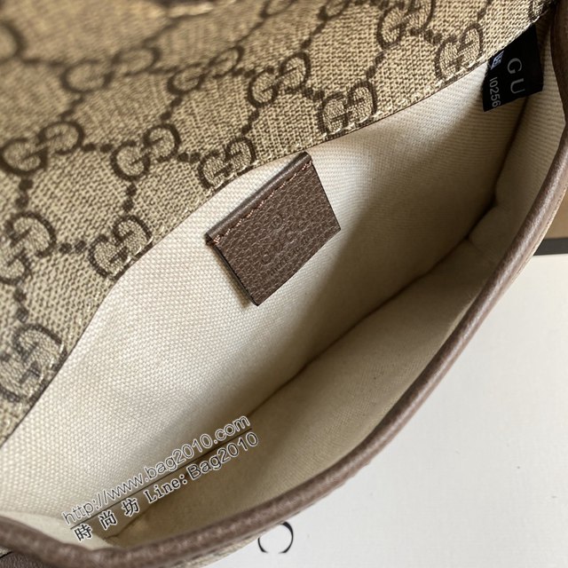 Gucci新款原廠皮女包 古馳Ophidia系列升級版虎頭斜挎包 Gucci經典紅綠色系織帶胸包單肩包 489617  ydg3114